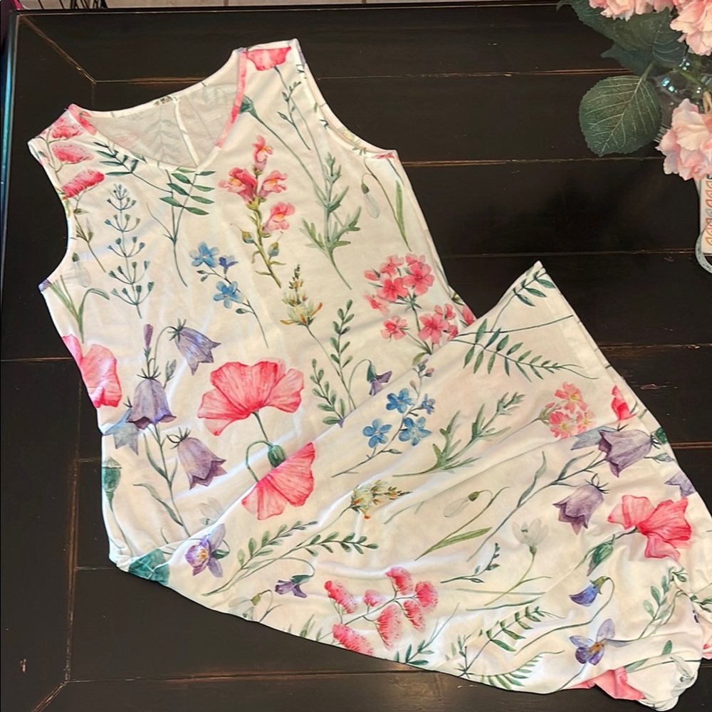 Floral Sleeveless Summer Wedding Guest Dress